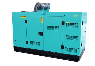 防雨柴油发电机组背面